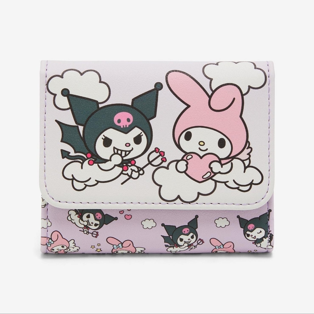 Loungefly Kuromi & My Melody Angel & Devil Mini Flap Wallet